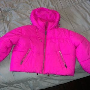 Zara puffer zip up